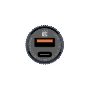 شارژر فندکی فست و PD دو پورت LDNIO مدل C510Q 38W به همراه کابل شارژ Type-C to Type-C – مشکی (اصلی)